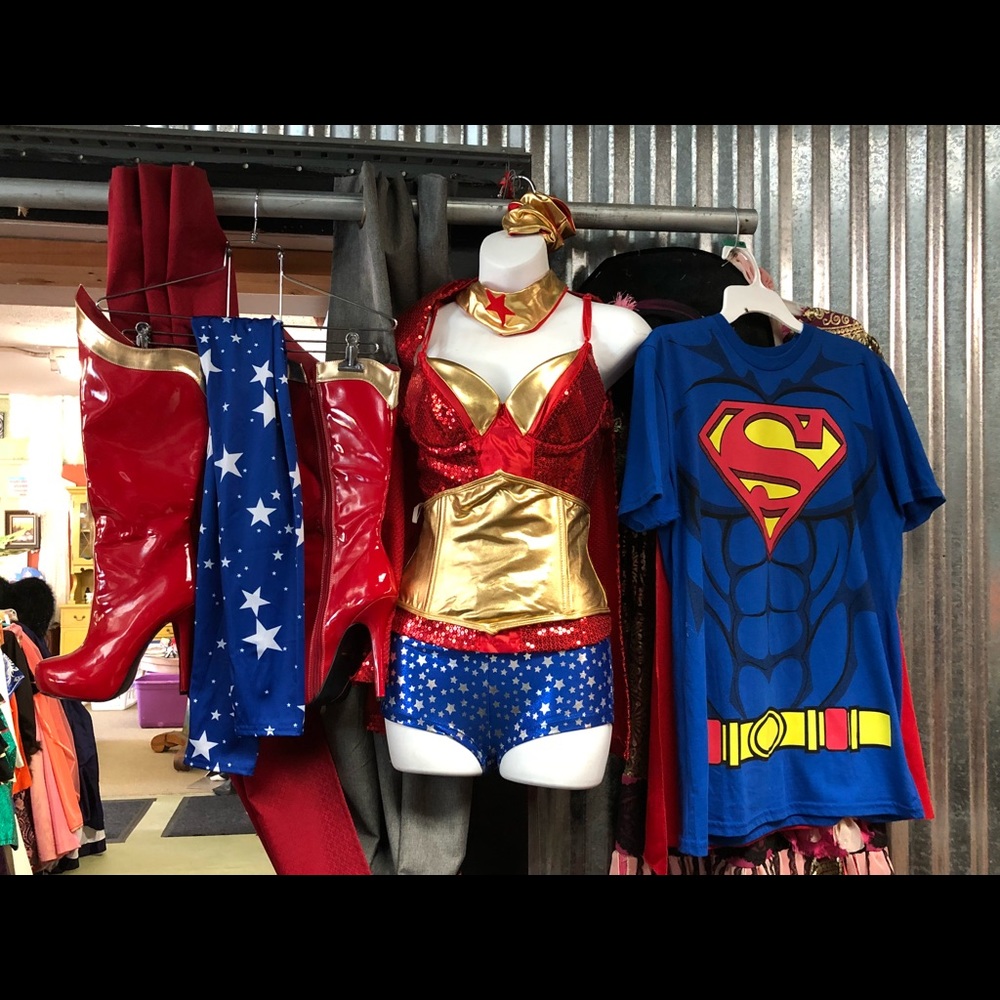 Wonder women with pants and boots